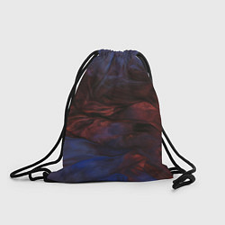 Рюкзак-мешок Тёмные переливающиеся волны с блёстками, цвет: 3D-принт