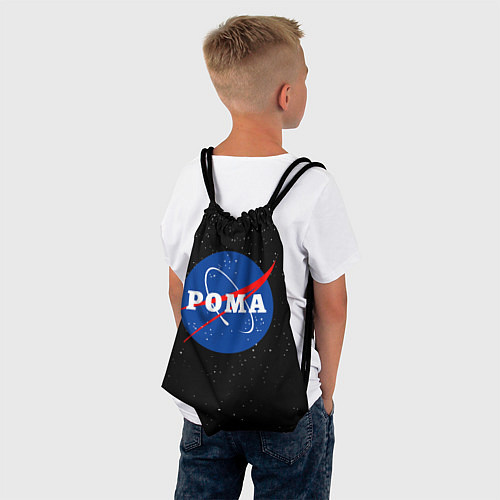 Мешок для обуви Рома Наса космос / 3D-принт – фото 4