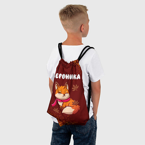 Мешок для обуви Вероника осенняя лисичка / 3D-принт – фото 4