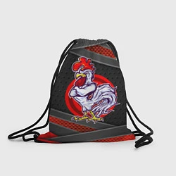 Рюкзак-мешок Боевой петух, цвет: 3D-принт