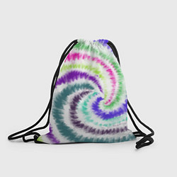 Рюкзак-мешок Тай-дай разноцветный, цвет: 3D-принт