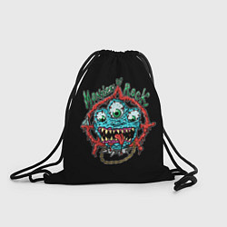 Рюкзак-мешок Monsters of rock, цвет: 3D-принт