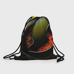 Рюкзак-мешок Зеленые объемные объекты, цвет: 3D-принт