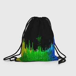 Рюкзак-мешок Геометрическая музыкальная волна, цвет: 3D-принт