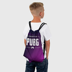 Рюкзак-мешок PUBG gaming champion: рамка с лого и джойстиком на, цвет: 3D-принт — фото 2