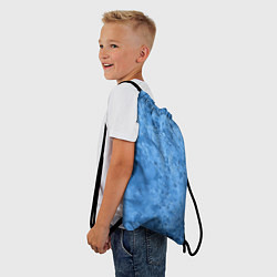 Рюкзак-мешок Синий камень, цвет: 3D-принт — фото 2