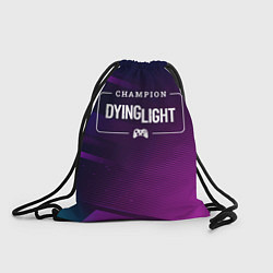 Рюкзак-мешок Dying Light gaming champion: рамка с лого и джойст, цвет: 3D-принт