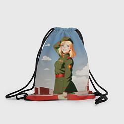 Рюкзак-мешок Боевая девчонка, цвет: 3D-принт