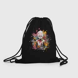 Рюкзак-мешок Сайтама из Ванпанчмен, цвет: 3D-принт