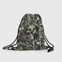 Рюкзак-мешок Голодный камуфляж, цвет: 3D-принт