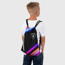 Рюкзак-мешок Lamborghini speed lights, цвет: 3D-принт — фото 2