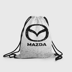 Рюкзак-мешок Mazda с потертостями на светлом фоне, цвет: 3D-принт