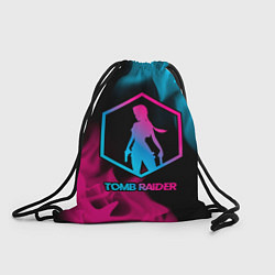Рюкзак-мешок Tomb Raider - neon gradient, цвет: 3D-принт