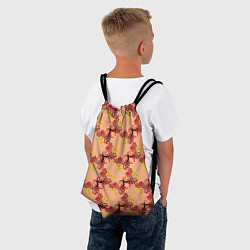 Рюкзак-мешок Абстрактный винтажный растительный орнамент, цвет: 3D-принт — фото 2
