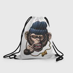 Рюкзак-мешок Макака гангстер, цвет: 3D-принт