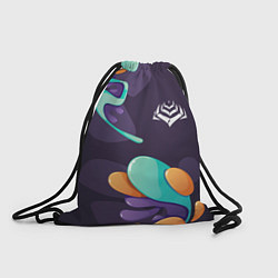 Рюкзак-мешок Warframe graffity splash, цвет: 3D-принт