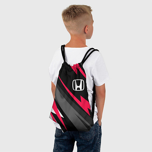 Мешок для обуви Honda fast lines / 3D-принт – фото 4
