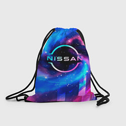 Мешок для обуви Nissan неоновый космос