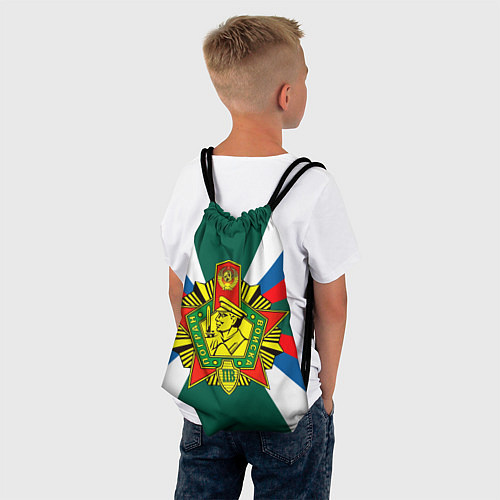 Мешок для обуви Пограничные войска России / 3D-принт – фото 4