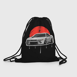 Рюкзак-мешок Nissan Silvia S14 - Japan style, цвет: 3D-принт