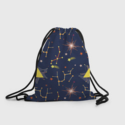 Рюкзак-мешок Созвездия, цвет: 3D-принт