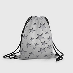 Рюкзак-мешок Grey stars, цвет: 3D-принт