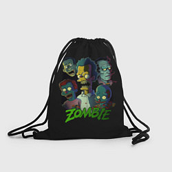 Рюкзак-мешок Zombie Simpsons, цвет: 3D-принт
