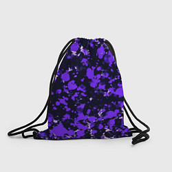 Рюкзак-мешок Пятнистый фиолетовый, цвет: 3D-принт