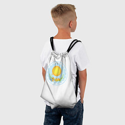 Рюкзак-мешок Солнце и цветы, цвет: 3D-принт — фото 2