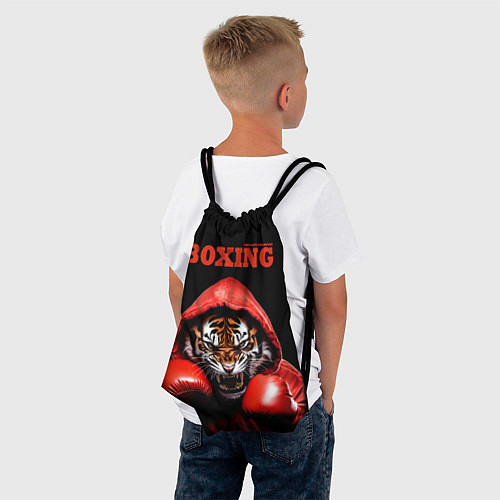 Мешок для обуви Boxing tiger / 3D-принт – фото 4