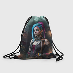 Рюкзак-мешок Fantasy Jinx Art Arcane League of Legends, цвет: 3D-принт