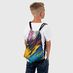 Рюкзак-мешок Разлив акварели, цвет: 3D-принт — фото 2