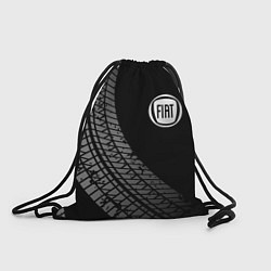 Рюкзак-мешок Fiat tire tracks, цвет: 3D-принт