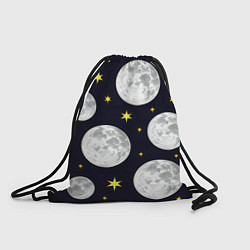 Рюкзак-мешок Космос лун, цвет: 3D-принт