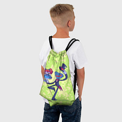 Рюкзак-мешок Huggy Wuggy and Poppy Playtime, цвет: 3D-принт — фото 2