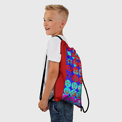 Рюкзак-мешок Смайлики для общения, цвет: 3D-принт — фото 2