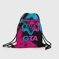 Мешок для обуви GTA - neon gradient