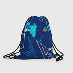 Рюкзак-мешок Реал Мадрид фк эмблема, цвет: 3D-принт
