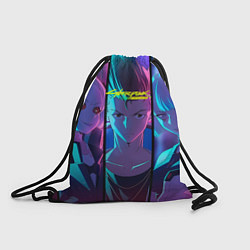 Рюкзак-мешок Дэвид Мартинес Cyberpunk Edgerunners, цвет: 3D-принт