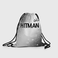 Мешок для обуви Hitman glitch на светлом фоне: символ сверху