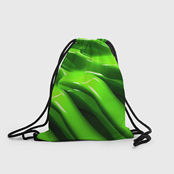 Рюкзак-мешок Текстура зеленая слизь, цвет: 3D-принт