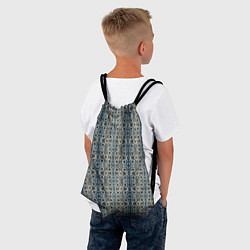 Рюкзак-мешок Мраморные цепи, цвет: 3D-принт — фото 2