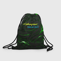 Мешок для обуви Cyberpunk 2077 phantom liberty green