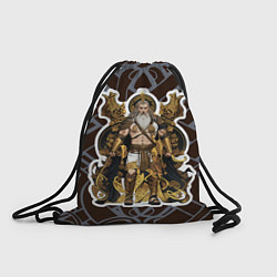 Рюкзак-мешок Бог Один повелитель древних славян, цвет: 3D-принт