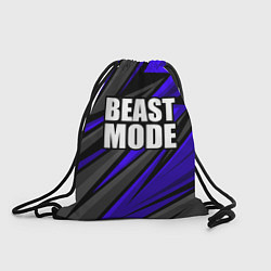 Рюкзак-мешок Beast mode - синяя униформа, цвет: 3D-принт