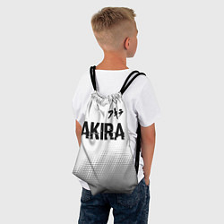 Рюкзак-мешок Akira glitch на светлом фоне: символ сверху, цвет: 3D-принт — фото 2