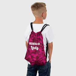Рюкзак-мешок Боевая Lady, цвет: 3D-принт — фото 2