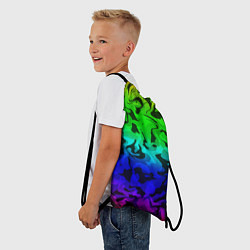 Рюкзак-мешок Камуфляж спектр, цвет: 3D-принт — фото 2