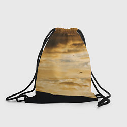 Рюкзак-мешок Предрассветное облачное небо, цвет: 3D-принт