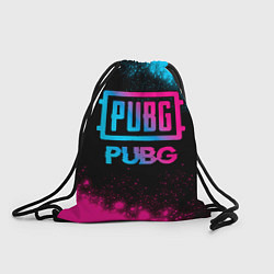 Мешок для обуви PUBG - neon gradient